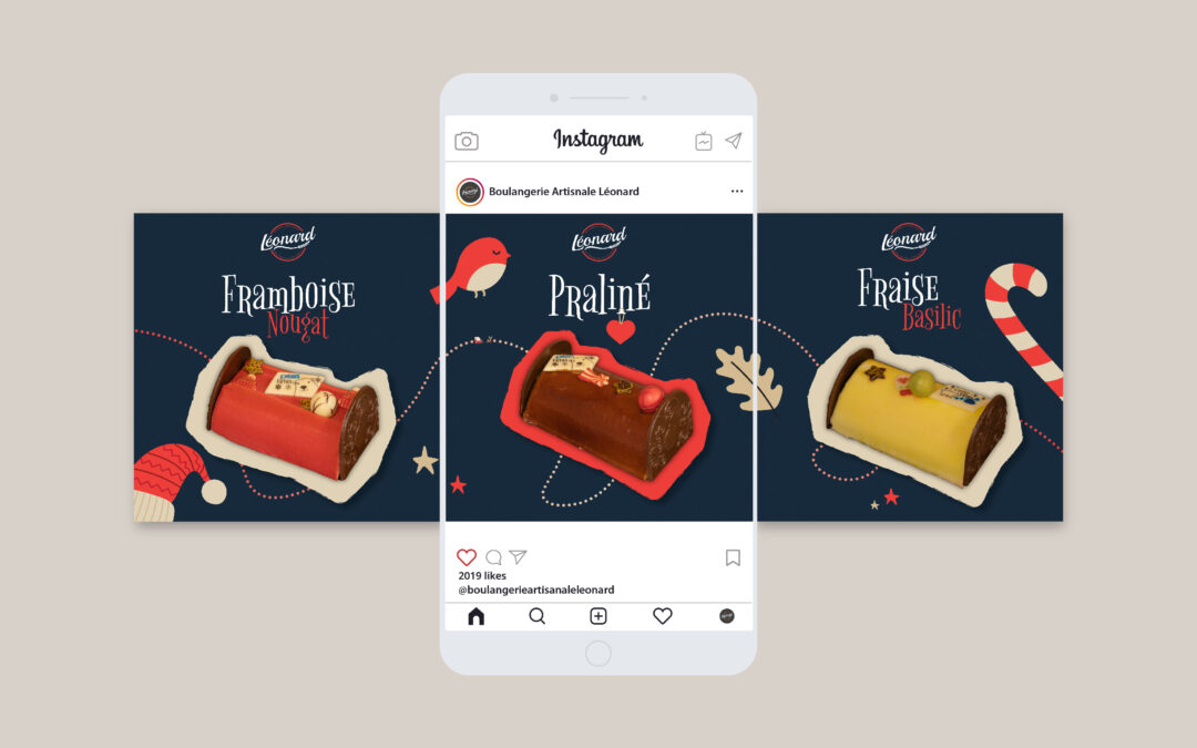 Publication de Noël Boulangerie Artisanale Léonard